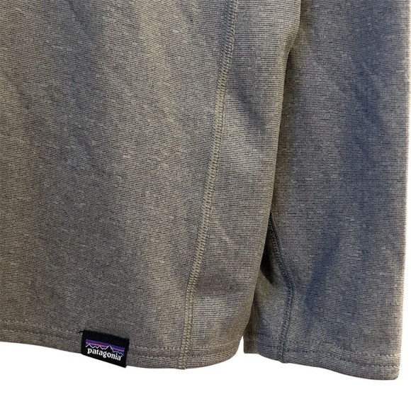 Patagonia Men's Gray 1/4-Zip Pullover Baselayer Top Size L - Picture 4 of 10